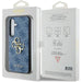 Кейс Guess 4G Big Metal Logo за Samsung Galaxy S24 Plus син