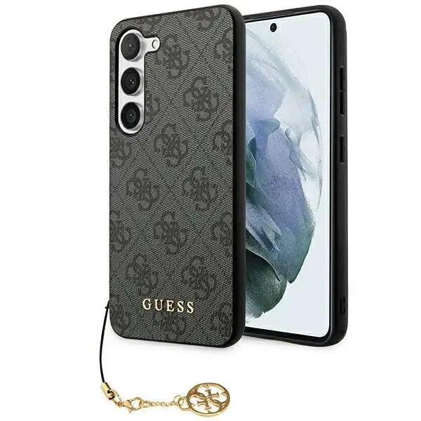 Кейс Guess 4G Charms Collection за Samsung Galaxy A35 черен