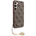 Кейс Guess 4G Charms Collection за Samsung Galaxy A35 кафяв