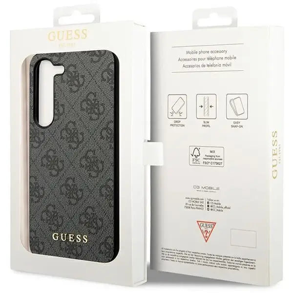 Кейс Guess 4G Charms Collection за Samsung Galaxy A55 черен