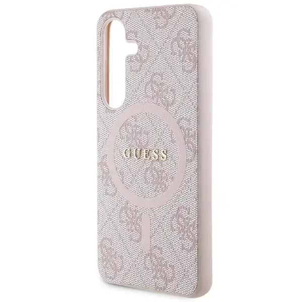 Кейс Guess 4G Collection Leather Metal Logo MagSafe