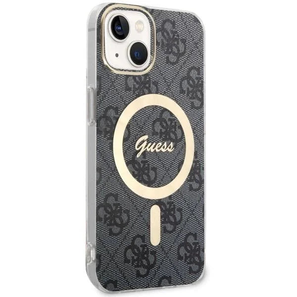 Кейс Guess 4G MagSafe за iPhone 14 черен