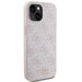 Кейс Guess 4G Metal Gold Logo за iPhone 15 Plus розов