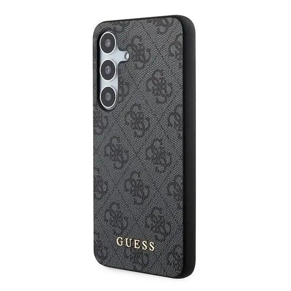 Кейс Guess 4G Metal Gold Logo за Samsung Galaxy A35 черен