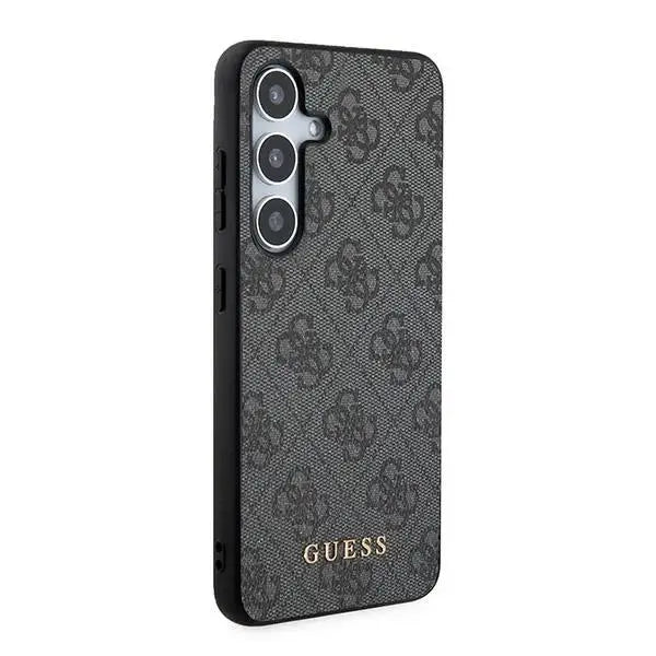 Кейс Guess 4G Metal Gold Logo за Samsung Galaxy A35 черен