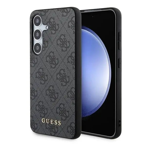 Кейс Guess 4G Metal Gold Logo за Samsung Galaxy A35 черен