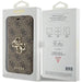 Кейс Guess 4G Metal Logo за iPhone 15 / 14 13 кафяв