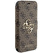 Кейс Guess 4G Metal Logo за iPhone 15 / 14 13 кафяв