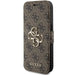 Кейс Guess 4G Metal Logo за iPhone 15 Pro Max кафяв