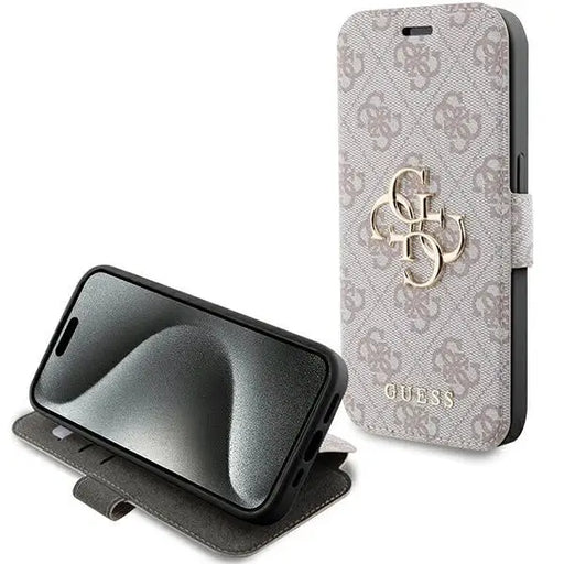 Кейс Guess 4G Metal Logo за iPhone 15 Pro Max розов