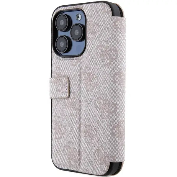 Кейс Guess 4G Metal Logo за iPhone 15 Pro Max розов