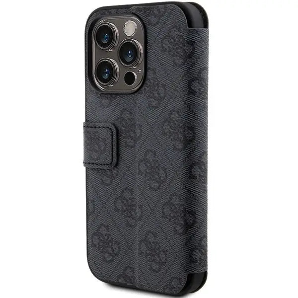 Кейс Guess 4G Metal Logo за iPhone 15 Pro сив