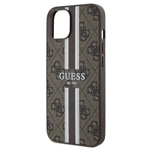 Кейс Guess 4G Printed Stripes MagSafe за iPhone