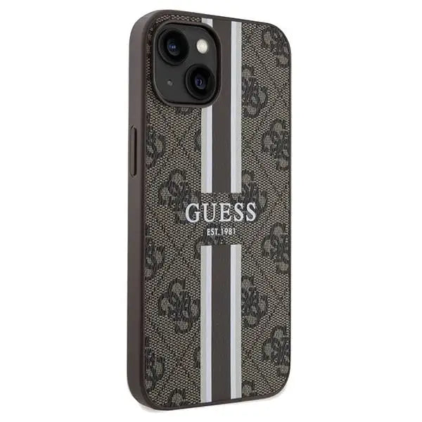 Кейс Guess 4G Printed Stripes MagSafe за iPhone