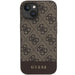 Кейс Guess 4G Stripe Collection за iPhone 15 / 14 13 кафяв