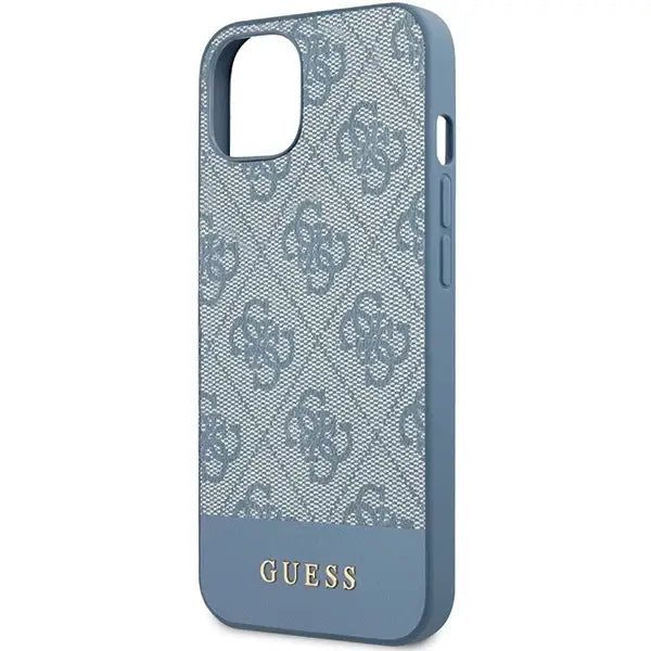 Кейс Guess 4G Stripe Collection за iPhone 15 / 14 13 син