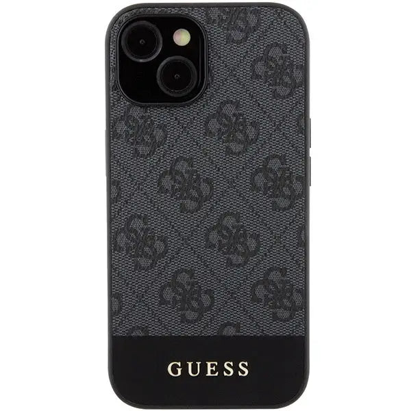 Кейс Guess 4G Stripe Collection за iPhone 15 / 14 13 сив