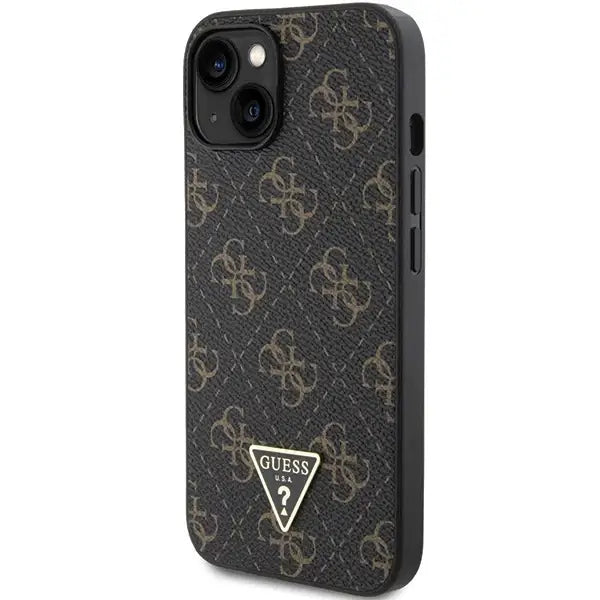 Кейс Guess 4G Triangle Metal Logo за iPhone 15 Plus