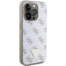 Кейс Guess 4G Triangle Metal Logo за iPhone 15 Pro бял