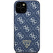 Кейс Guess 4G Triangle Metal Logo за iPhone 15/14/13 син