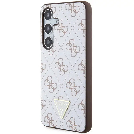 Кейс Guess 4G Triangle за Samsung Galaxy S24 бял