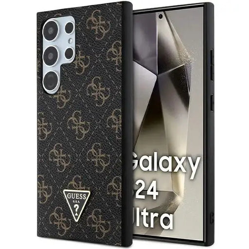 Кейс Guess 4G Triangle за Samsung Galaxy S24 Ultra черен