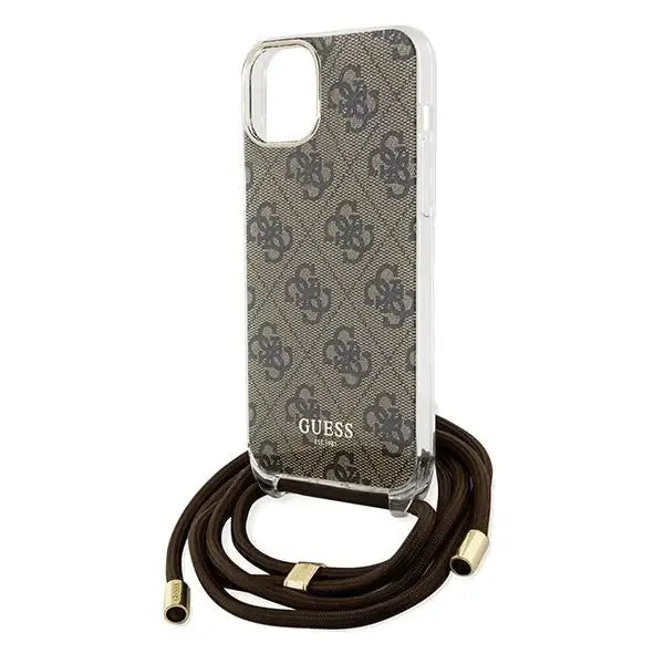 Кейс Guess Crossbody Cord 4G Print за iPhone 15 / 14