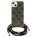 Кейс Guess Crossbody Cord 4G Print за iPhone 15 / 14