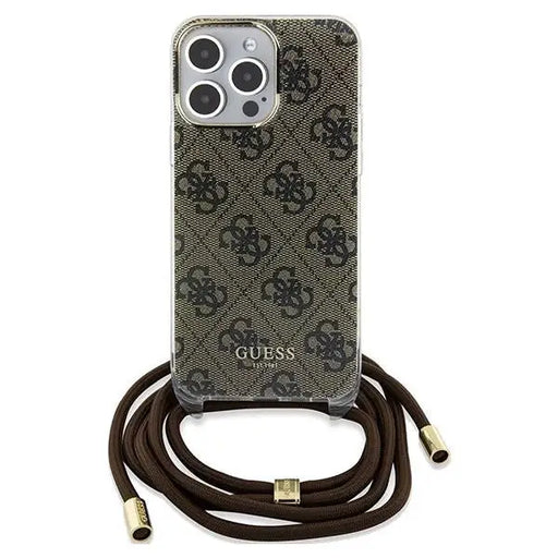 Кейс Guess Crossbody Cord 4G Print за iPhone 15 Pro