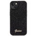 Кейс Guess Disco Metal Script за iPhone 15 черен