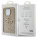 Кейс Guess Glitter Script Big 4G за iPhone 15 Pro златист