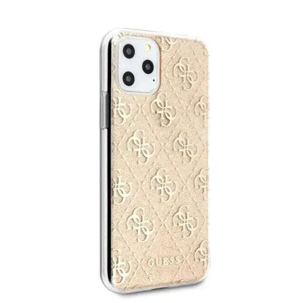 Кейс Guess Glitter за Apple iPhone 11 Pro Max Златист