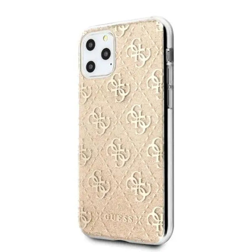 Кейс Guess Glitter за Apple iPhone 11 Pro Max Златист