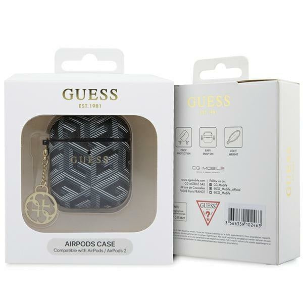 Кейс Guess GUA2PGCE4CK за AirPods 1/2 черен GCube Charm