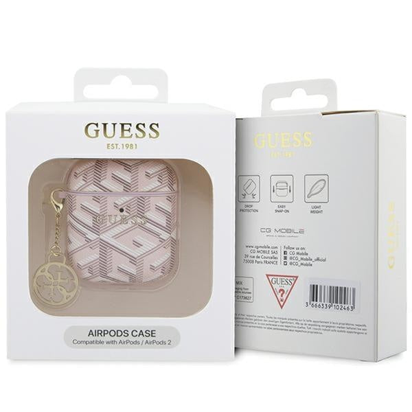 Кейс Guess GUA2PGCE4CP за AirPods 1/2 розов GCube Charm