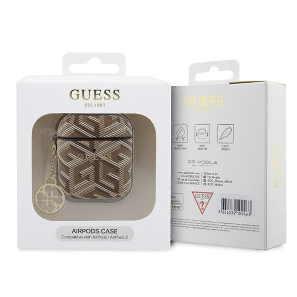 Кейс Guess GUA2PGCE4CW за AirPods 1/2 кафяв GCube Charm