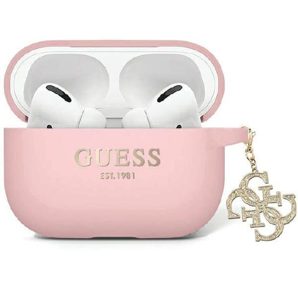 Кейс Guess GUAP2LECG4P за AirPods Pro 2 розов Liquid