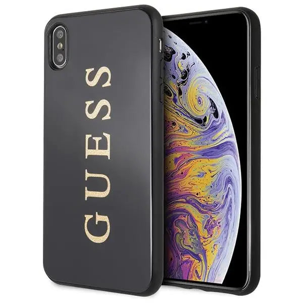 Кейс Guess GUHCI65TGGGBK за iPhone Xs Max черен