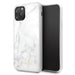 Кейс Guess GUHCN58HYMAWH за iPhone 11 Pro бял / бял Marble