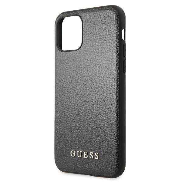 Кейс Guess GUHCN58IGLBK за iPhone 11 Pro черен / черен твърд