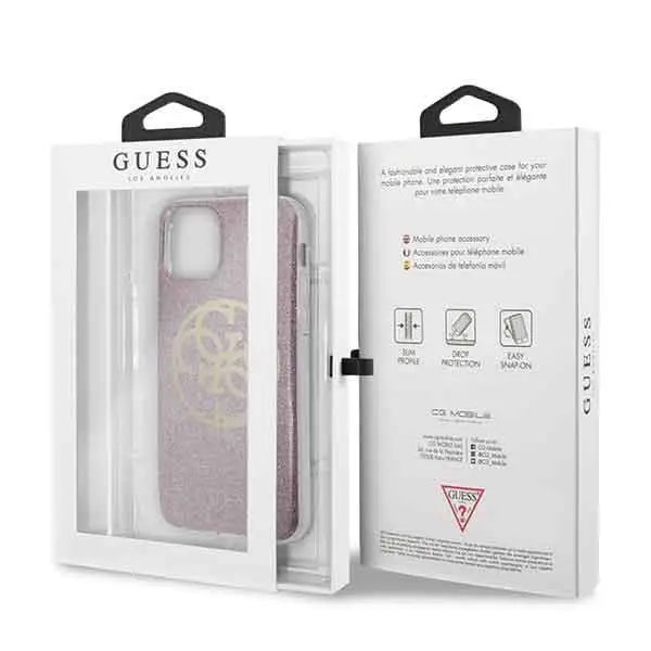 Кейс Guess GUHCN58PCUGLPI за iPhone 11 Pro розов