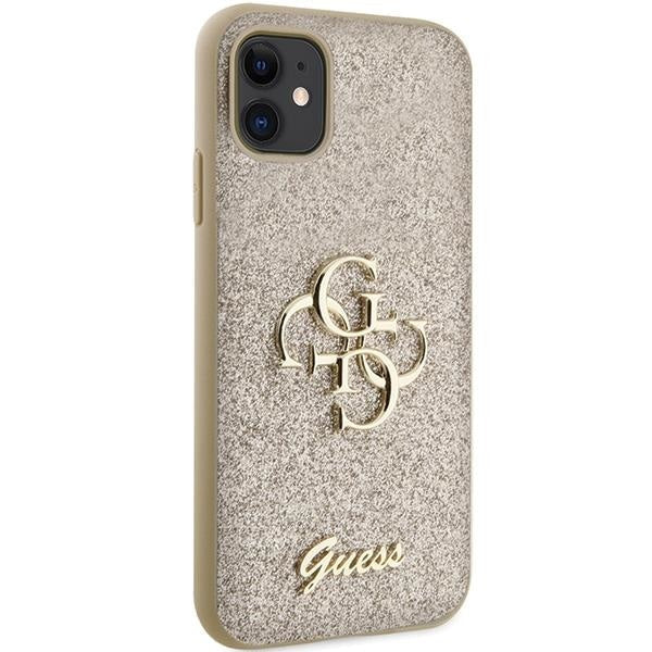 Кейс Guess GUHCN61HG4SGD за iPhone 11 / Xr златист Glitter