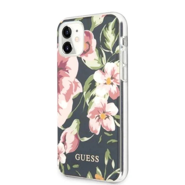 Кейс Guess GUHCN61IMLFL03 за iPhone 11 6.1 / Xr тъмносин /