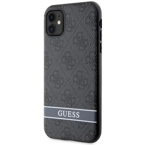 Кейс Guess GUHCN61P4SNK за iPhone 11 / Xr сив