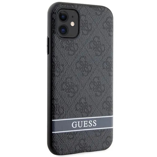 Кейс Guess GUHCN61P4SNK за iPhone 11 / Xr сив