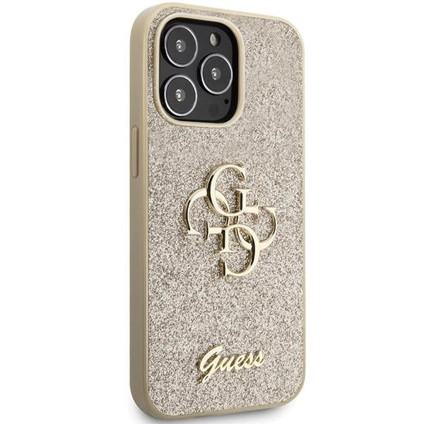 Кейс Guess GUHCP13LHG4SGD за iPhone 13 Pro / 13 златист