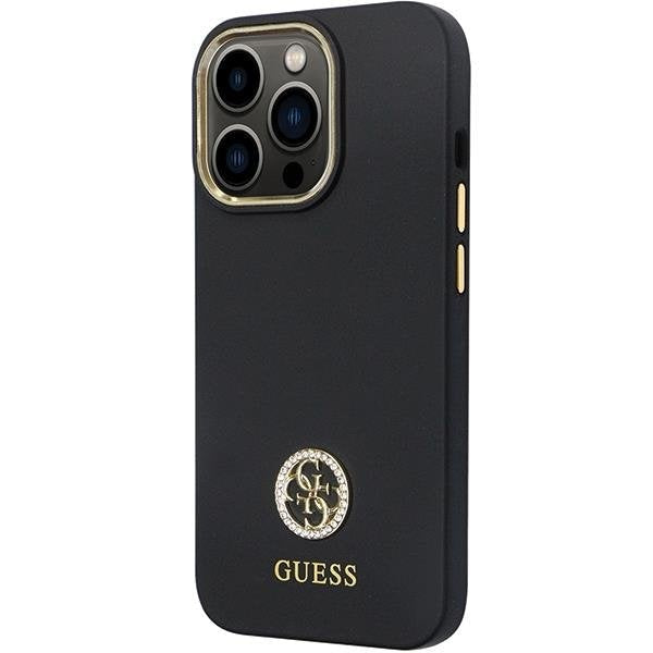 Кейс Guess GUHCP13LM4DGPK за iPhone 13 Pro / 13 черен