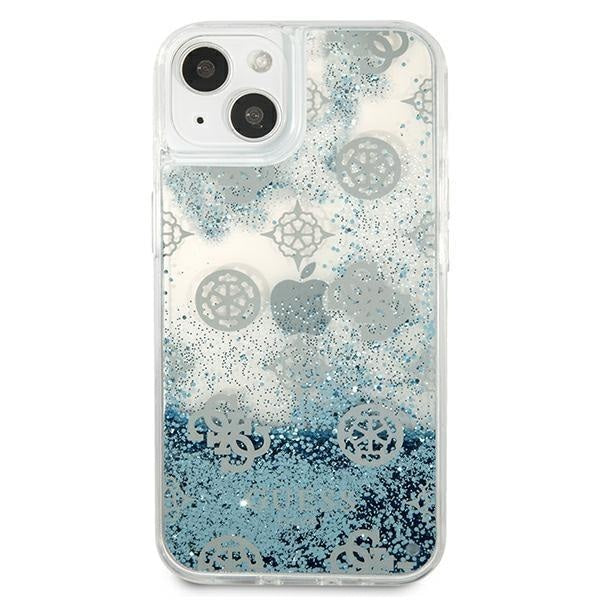 Кейс Guess GUHCP13MLGPEBL за iPhone 13 6.1 син / син твърд