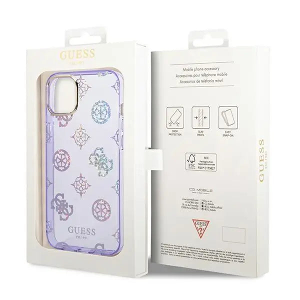 Кейс Guess GUHCP14MHTPPTL за iPhone 14 Plus 6.7’’