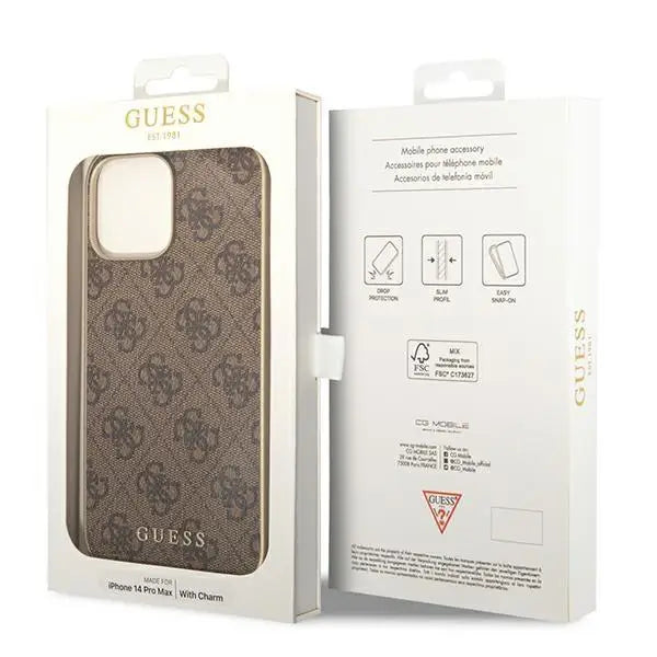 Кейс Guess GUHCP14XGF4GBR за iPhone 14 Pro Max